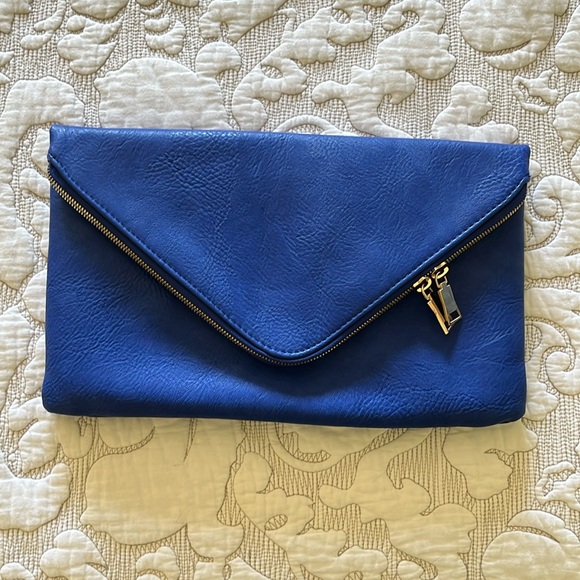 Look at this super cute Royal Blue Envelope Clutch/Purse! - Picture 3 of 14